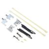 BSR677 12 Pieces Sunroof Sliding Roof Slider Shifter Runner Lifter Guide Clips Repair Kit for Renault Clio MK2 II X65  BB CB SB 1998-2016