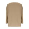 Women's Fashionable Round-neck Long-sleeved Solid-color Pullover Casual Top