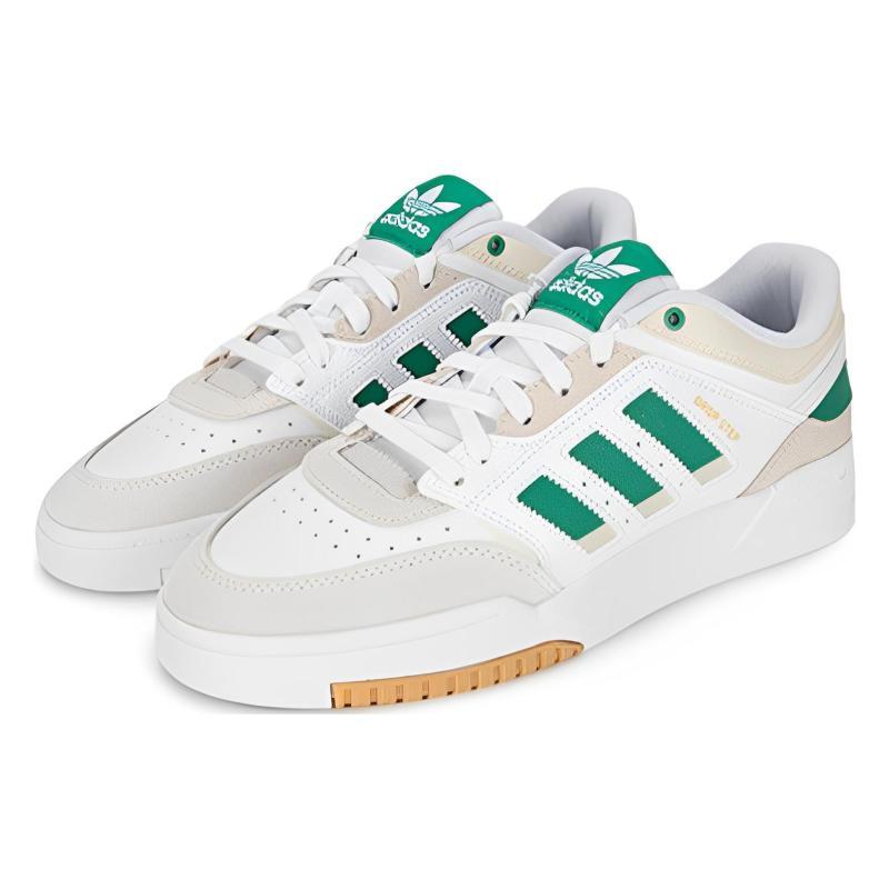 Adidas Drop Step Low 'White Semi Court Green' Sneakers HQ7132