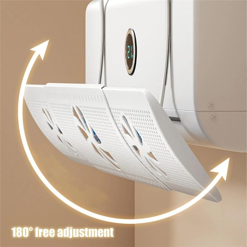 A84X-Baffle For Car Home Family Adjustable Air Vent Deflector For Ceiling Vents For Car Home Family Bedroom Living