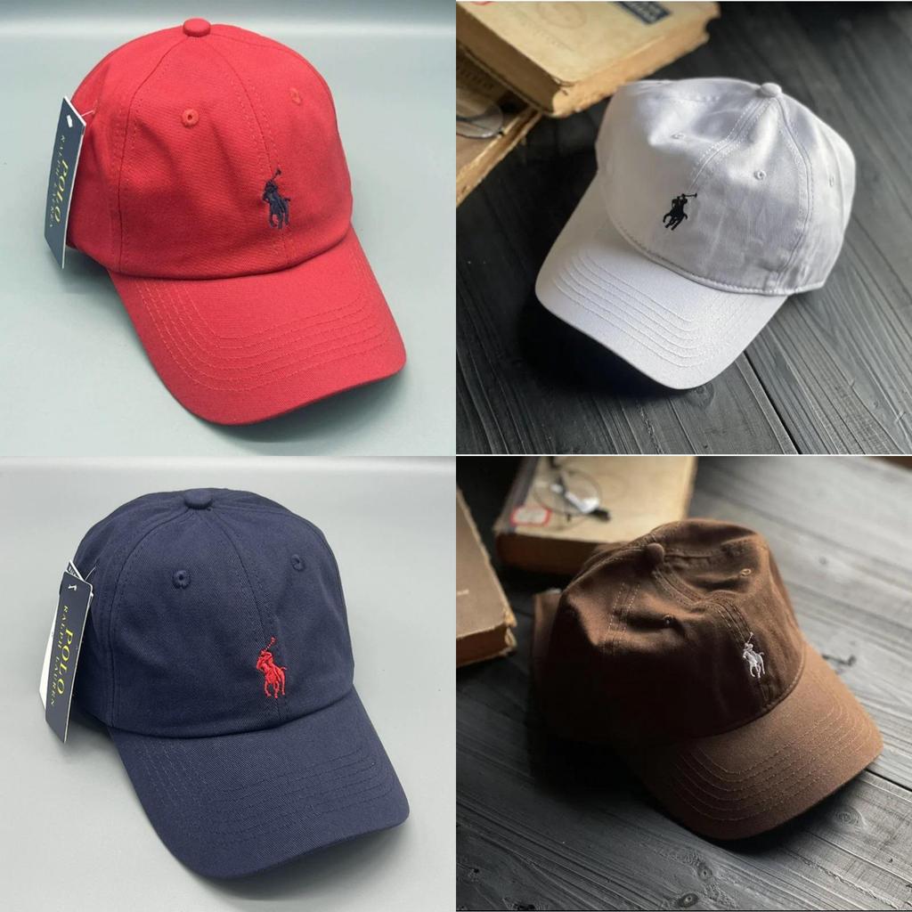 Polo Cotton Sun Hat With Large Brim For Outdoor Sunshade And Fashion Accessory