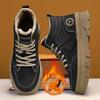 Wintermodelle Plus Samt Warme Herren High-Top Schuhe Outdoor Freizeit Sport Werkzeugschuhe Zwei Baumwollschuhe