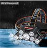 7LED Powerful Rechargeable Head Flashlight High-bright Headlamp Outdoor Waterproof Camping Hunting Hiking Adventure Headlights