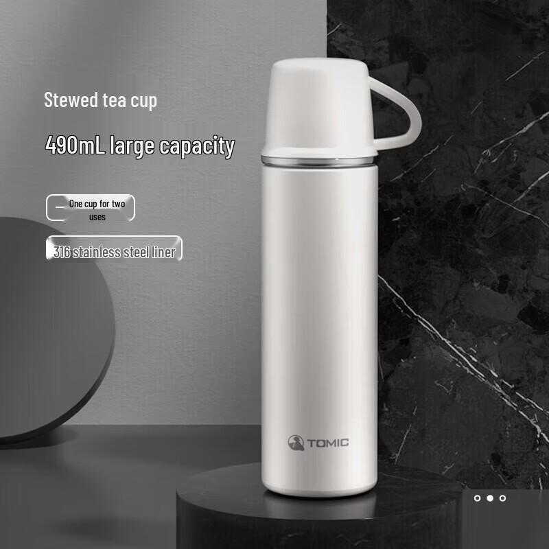 TOMIC Double-layer Stainless Steel Insulated Mug