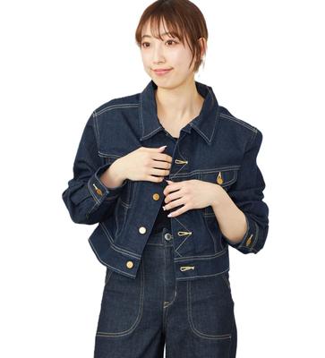 Lee Indigo Blue Denim Sizes Matching Compatible Women's Jacket, XS-4L,