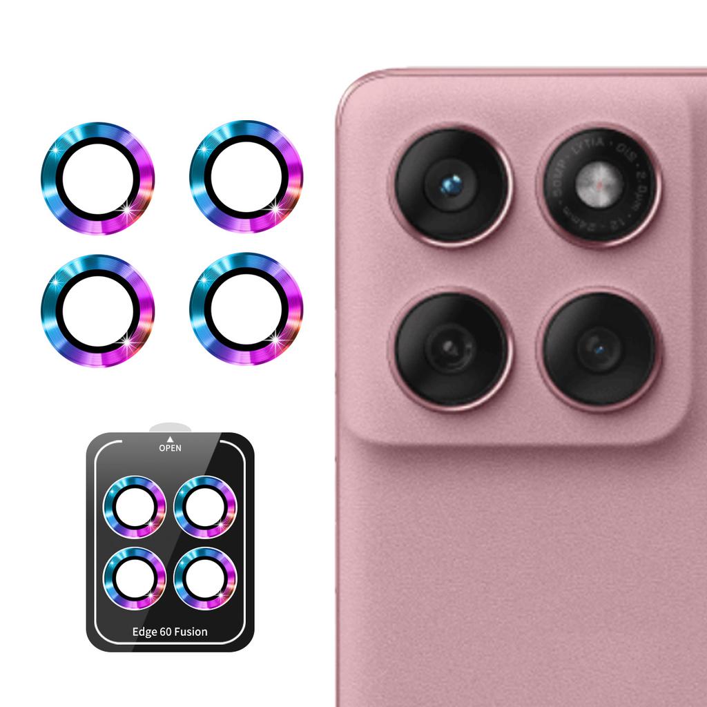 For Motorola Edge 60 Fusion 5G Camera Lens Protector ENKAY Hat-Prince Metal Ring Lens Film
