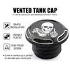 Motorcycle Skull Fuel Tank Gas Cap Cover Vented For Harley Dyna FXD Softail FLST Touring Street Electra Glide Road King 96-2022