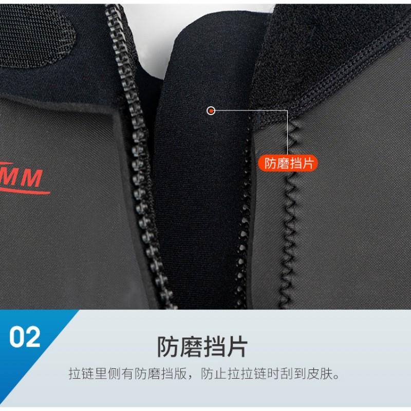 3MM Diving Suit SCR Neoprene One-piece Thermal Thickened Cold-proof Snorkeling Surfer