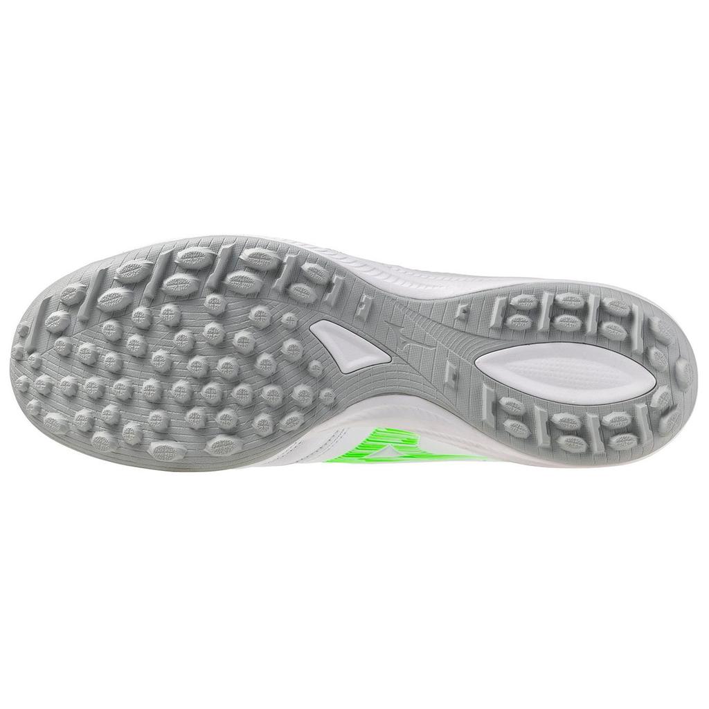 Mizuno Morelia Neo 4 Anti Slip Wear Resistant Soccer Shoes Men's White Green Mizuno P1GD2535-37