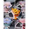 Car-Mounted Flower Bouquet Aromatherapy for Women, High-End Car Interior Decoration, Air Conditioning Vent Diffuser Stone Decoration Perfume