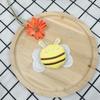 New Cartoon Plush Brooch Cute Cotton Bee Decoration Clothing Bag Headdress Accessories Accessories
