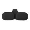 Multifunction Leather Sunglasses Card Holder Car Sun Visor Glasses Mount Hanger