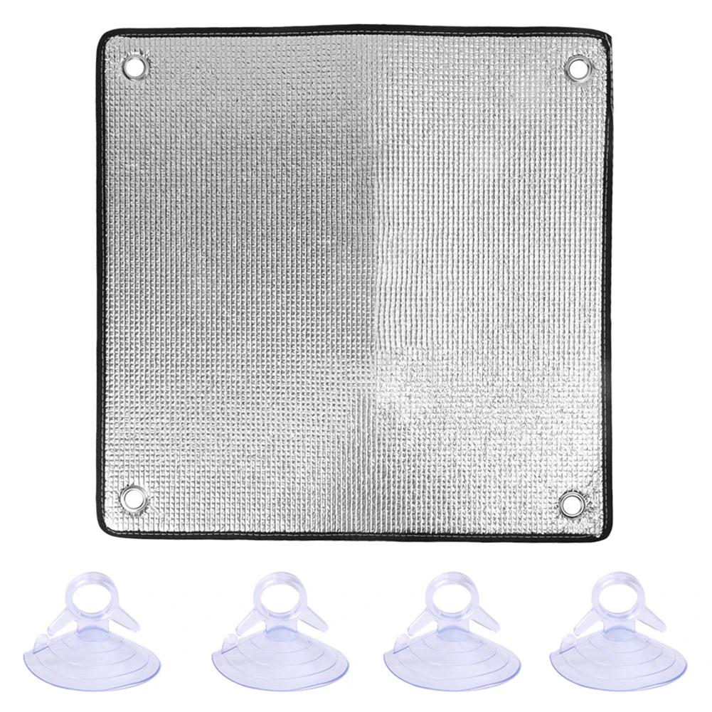 Double Layer Sun Protection Film Protection Silver Sunshade Film Indoor Comfort Versatile Use Antifreeze Properties