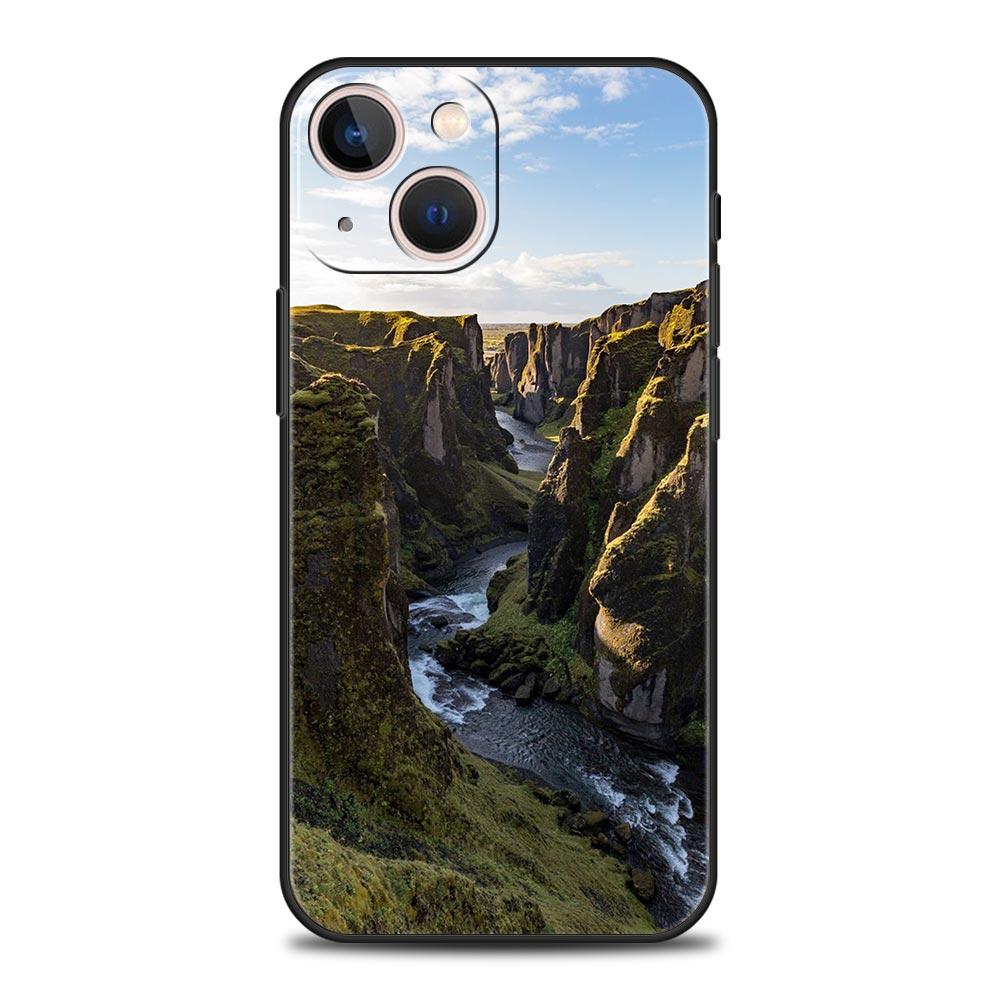 Wald Strand Sonnenaufgang Handyhülle für iPhone Samsung Galaxy Redmi Xiaomi Oppo OnePlus Note SA 7 8 9 10 11 12 13 14 20 21 22 23 53 54 Pro Max Plus Ultra