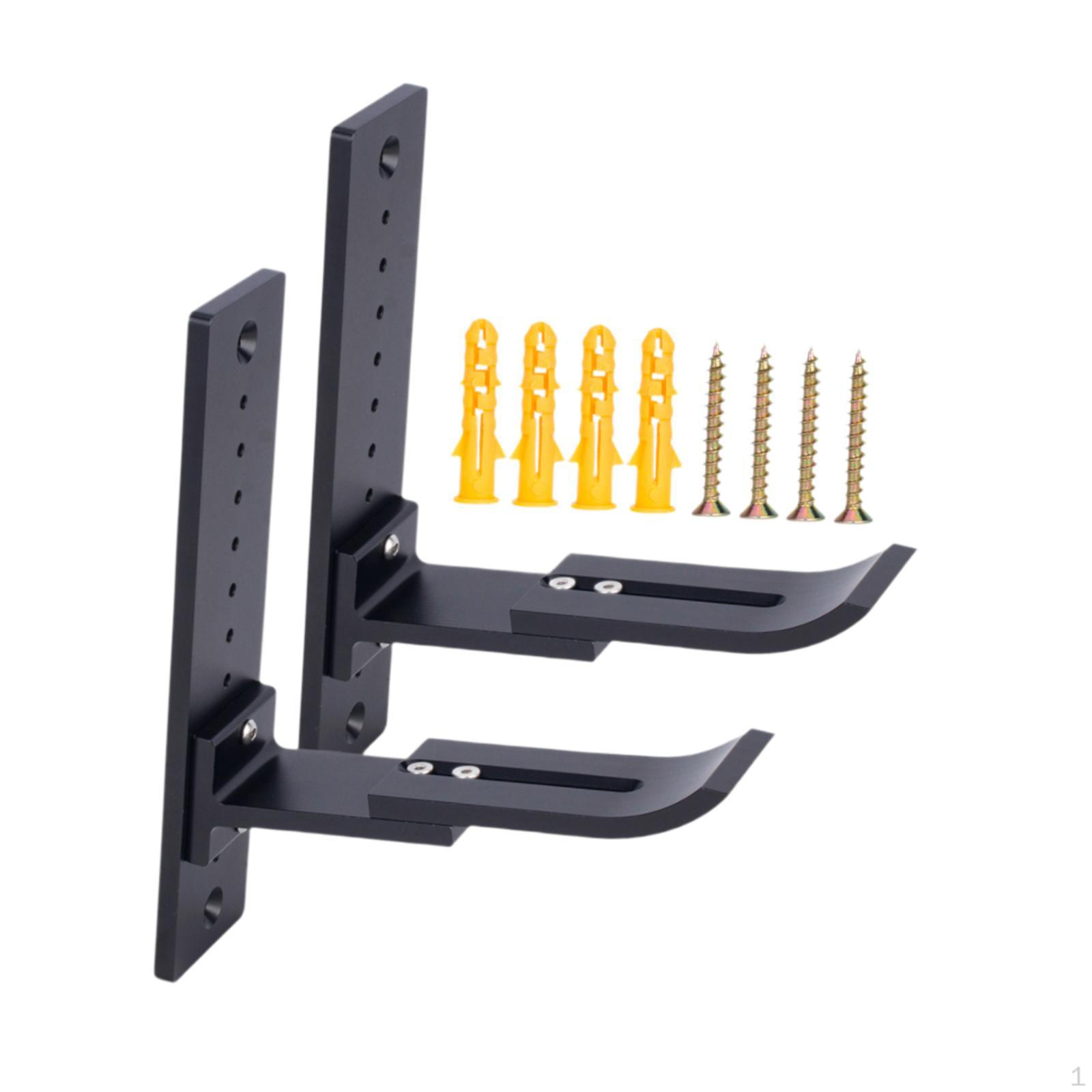 

Стойка для хранения моделей самолетов, стойка для хранения, регулируемая, практичная настенная стойка, для 1/18, 1/16 чёрный