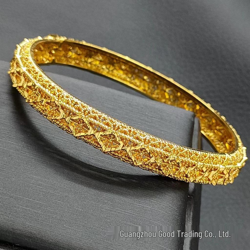 Bracelet de mariée Bollywood plaqué or 24 carats: Bijoux de mariée pour femmes