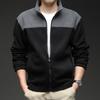 Autumn Winter Fleece Hoodies Long Sleeved Double-Sided Warm Comfortable Patchwork Cardigan Hoodie Jacket