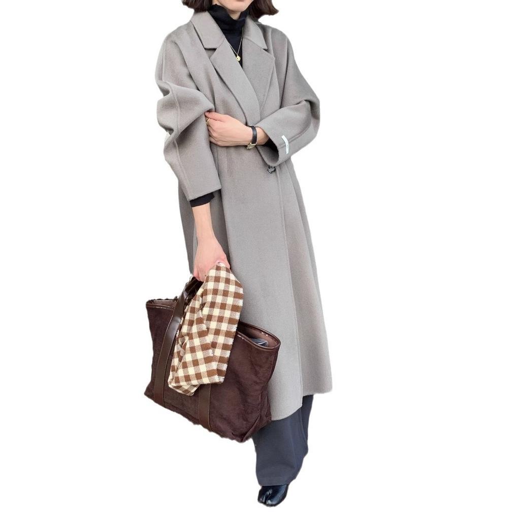 WT128 high-end atmospheric lady style wool coat women's daily commuting versatile design woolen coat
