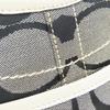 Used COACH Tote Bag 10766 Signature Canvas/leather Gray White