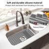 Silicone Sink Protector Heat-Resistant Anti-Slip Sink Liner Mat Portable Reusable Protector Mat for Kitchen Rectangle Sink