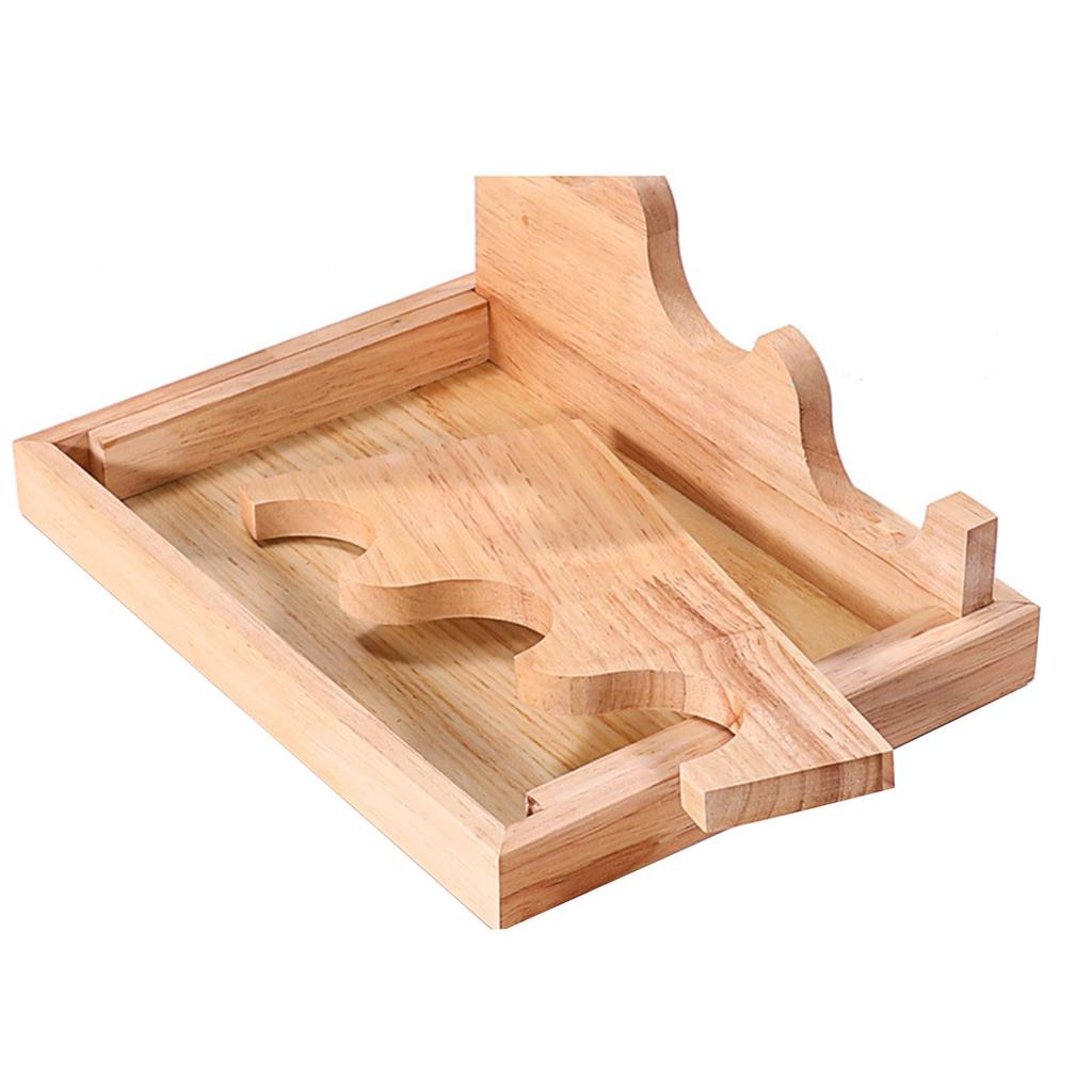 Multi Functional Wood Jewelry Rack Durable Wood Display Stand Organizers For Bracelets Rings And Other Accessories