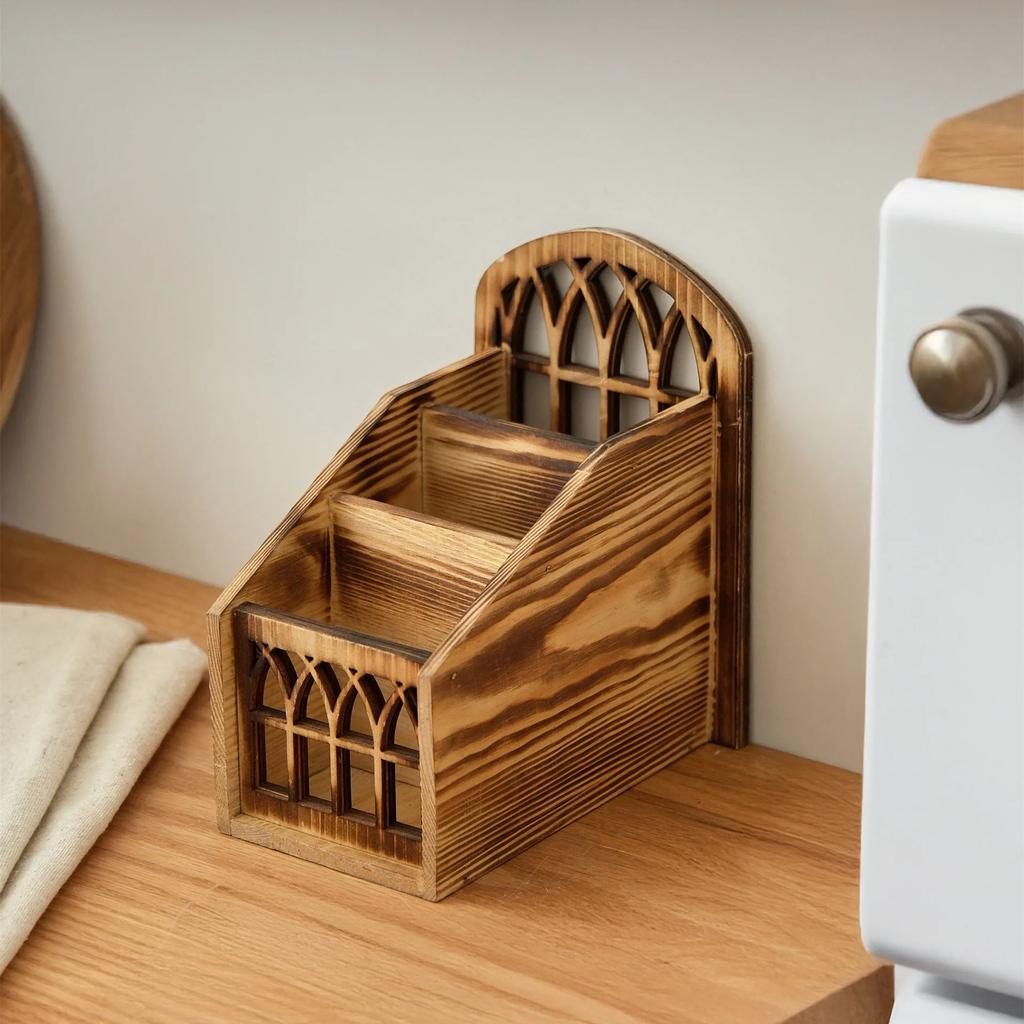 For Bedroom Living Room Table TV Remote Control Storage Box Organizer Multipurpose Desktop Holder