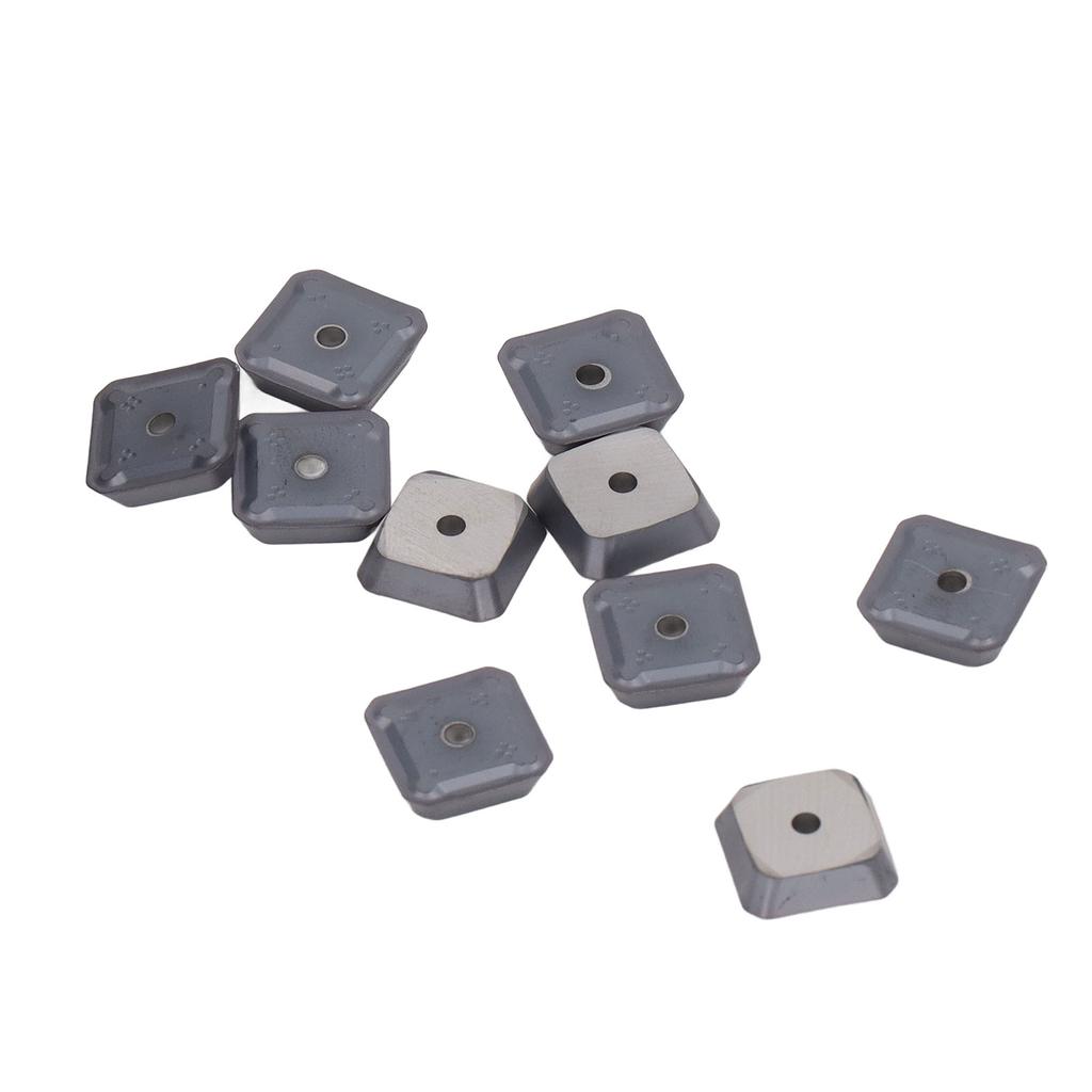 10Pcs Turning Insert Carbide Blade Lathe Cutter Milling CNC Tool Set Kit SEET1203