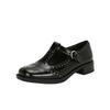 Schuhe Brock Graviertes T-Riemen Leder Mary Jane Kleine Lederschuhe