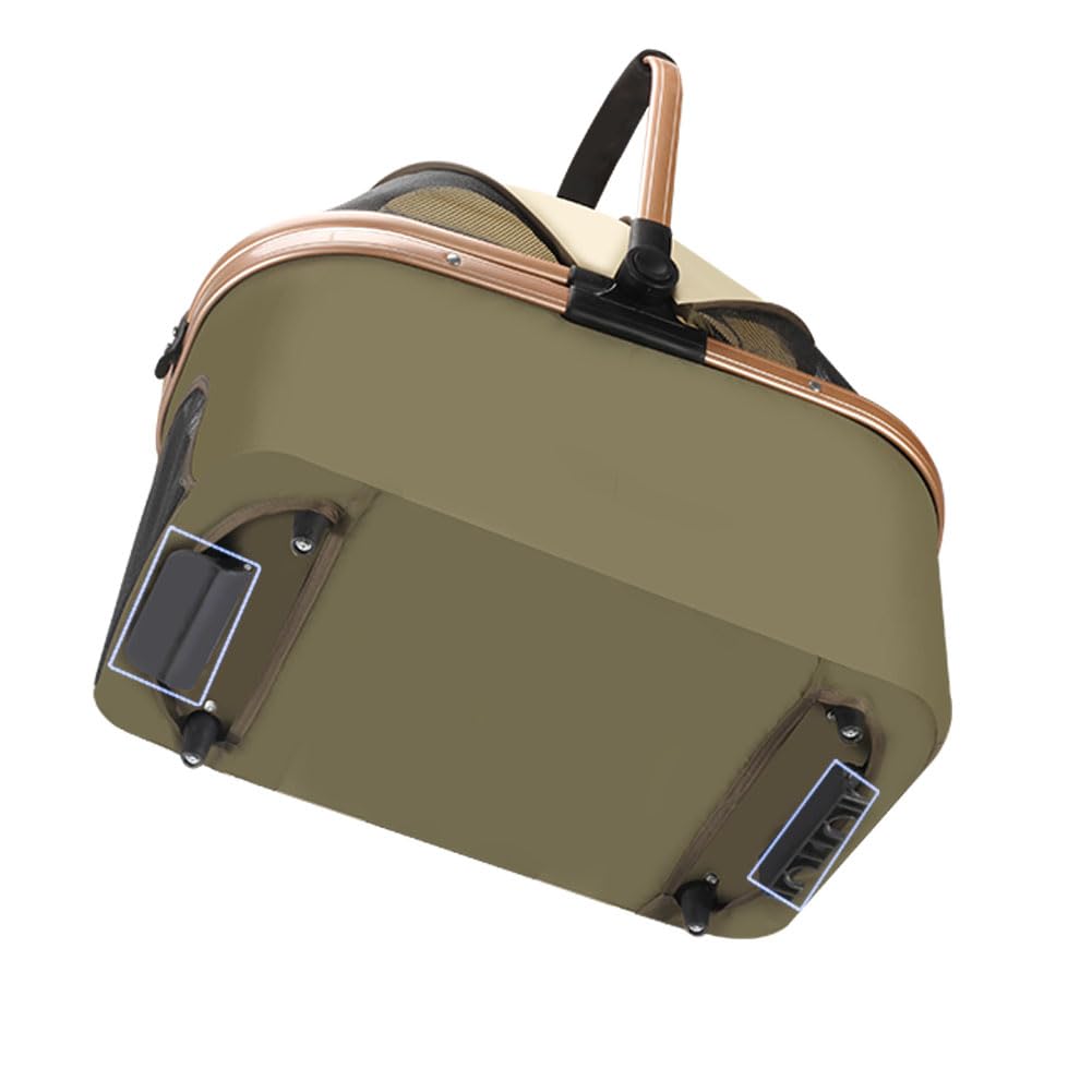 JZOOOZ Pet Separate Dog Stroller Rotating Front Easy To Easy To Store Dog Large Heavy Load For Small Medium Convenient for Going Shopping Cart, (Size