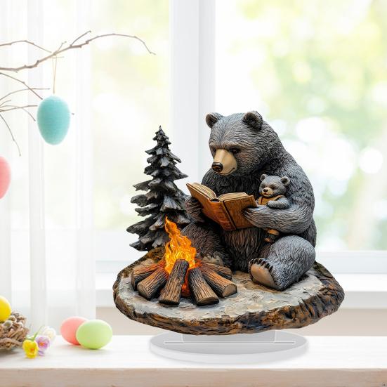 2D Akrylová Výstavní Plaketa Stolní Ozdoba Pevná Lehká Slavnostní Středový Prvek Dekorativní Plaketa s Jasným UV Tiskem Realistické Vzory