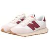 New Balance 237 Weiße Burgunder Sneakers MS237SB