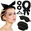TikTok Heißverkauf Hitzefreier Lockenstab Stirnband Über Nacht Ohne Hitze Große Welle Fauler Haarwickler Set LED Scrunchies Clips