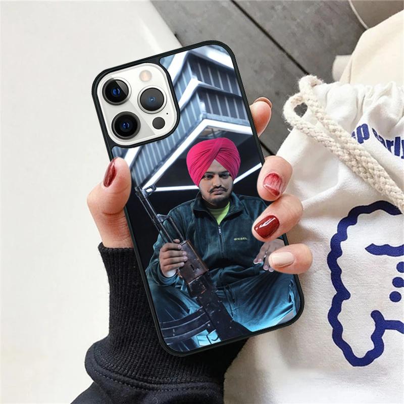 Sidhu Moosewala Phone Case For iPhone 17 Air 15 16 Cover  11 13 14 Pro Max 12 Plus Max Fundas