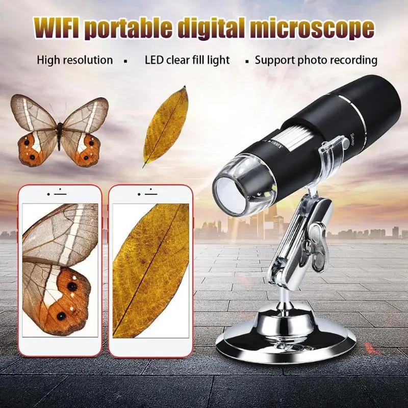 1000X/1600X Wifi/USB Microscope Digital Magnifier Camera for Android Ios iPhone iPad Electronic Stereo USB Endoscope Camera