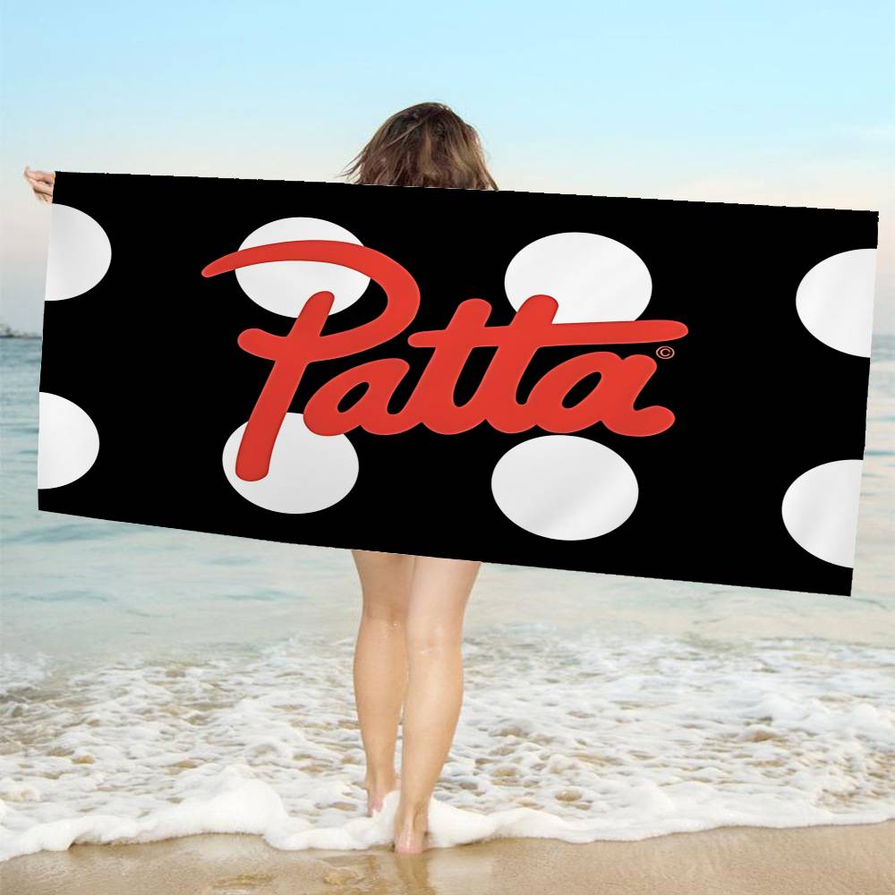 Fashion P-pattas Microfiber Beach Towel Absorbent Quick dry Soft Yoga Swimming Resort Mountain Climbing Towel