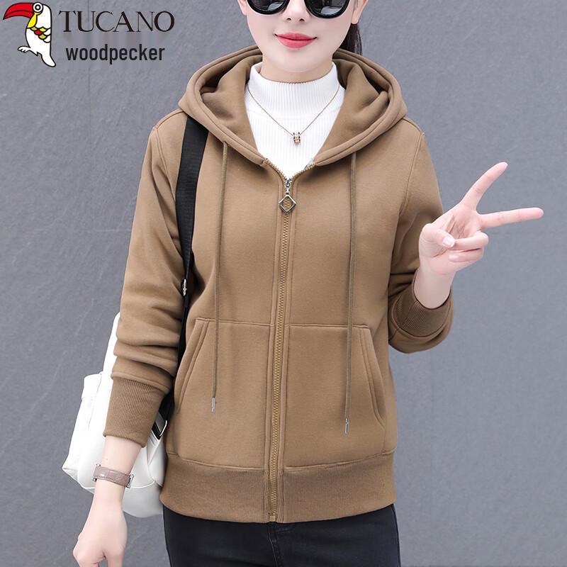 Women's Plush Lined Hooded Winter Jacket