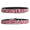 Leopard Pattern Stretch Belt Adjustable Closure For Women Men Soft Washable Fabric Wear