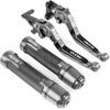 CNC Brake Clutch Levers & Handlebar Grips for MSX125 GROM Motorcycle