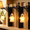 Wrought Iron Street Lamp Bookends Button Cell Battery Powered Bookmark Light  Study Room