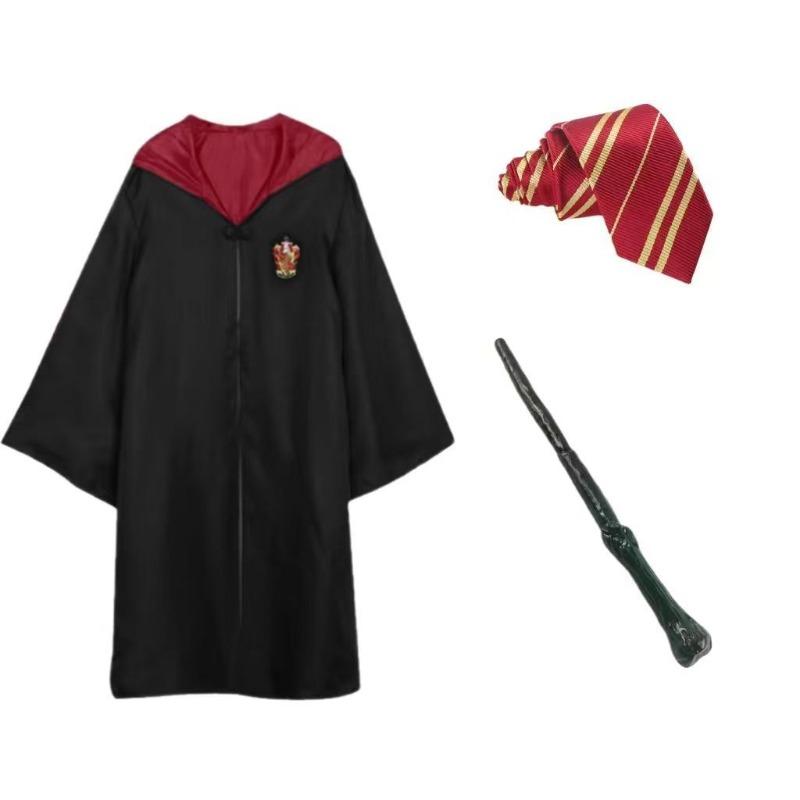Harry Potter Cosplay Kostüm Magier Robe Kleidung Zubehör Erwachsene Kinder Schuluniform Halloween Umhang