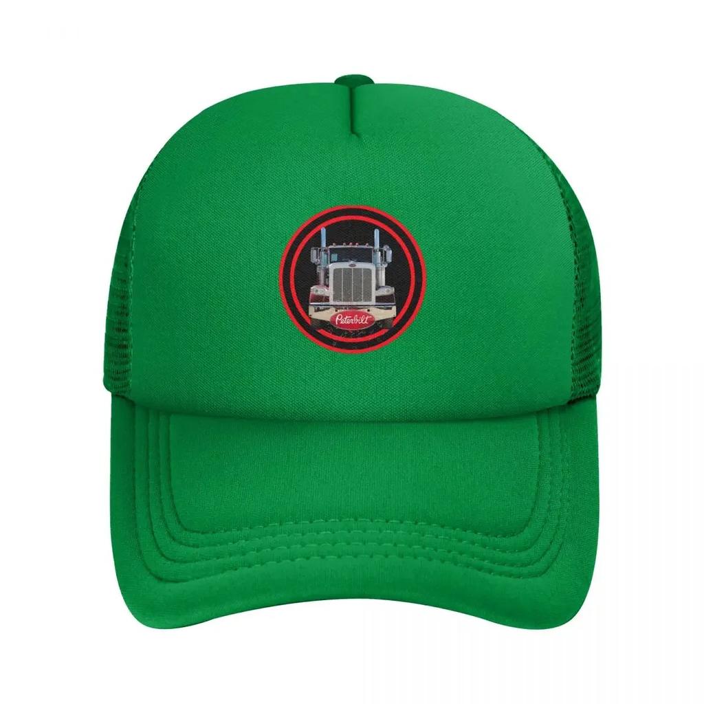 Truck Logo Peterbilt Mesh Baseball Caps Snapback Fashion Baseball Hats Breathable Casual Casquette Outdoor Unisex