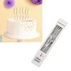 6 Piezas Multiusos Curvadas Multicolor Chapadas Adorno de Velas para Pastel para Festival Cumpleaños y Decoraciones de Fiesta Mejora