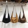 Korean niche design large-capacity bag 2025 new retro casual shoulder messenger bag fashion tote bag women