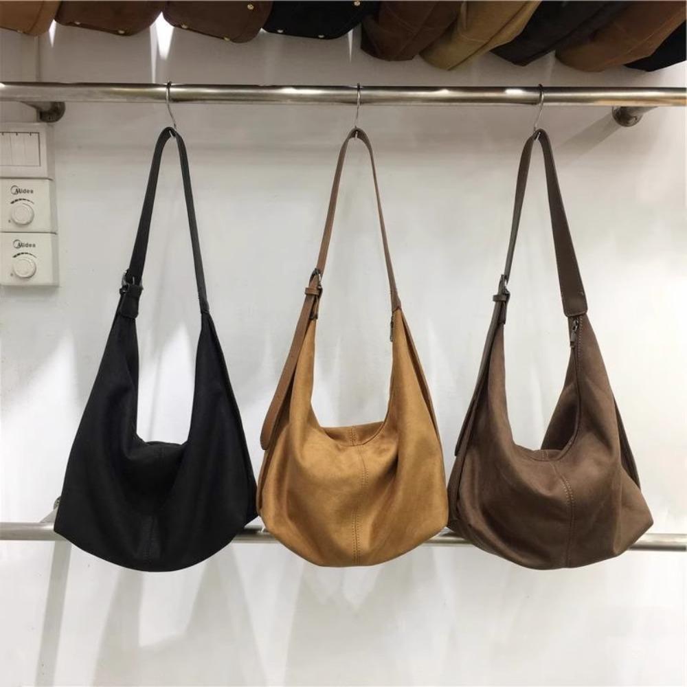 Korean niche design large-capacity bag 2025 new retro casual shoulder messenger bag fashion tote bag women