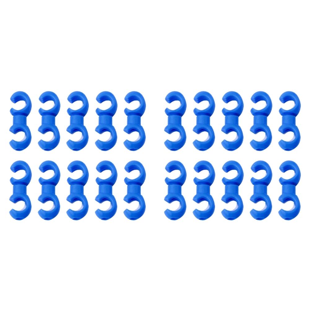 10-30PCS Bicycle Brake Gear Cable S Style Clips BIke Cable Clip MTB Bike Rotatable Line Hose Guide Line Hook Pipe Buckles
