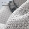 CHAHUA Striped Double-Sided Bath Scrubber Glove