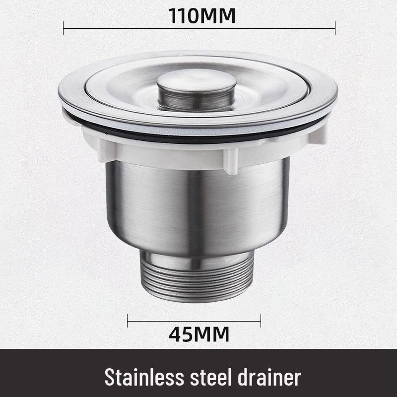 Single Bowl Kitchen Sink Drain Extension Accessory