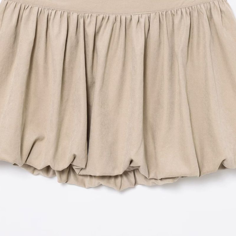 Kaslead New Arrival Women's Clothing Fashion Style Stylish Simple and Versatile Lantern Mini Skirt 2993921 711