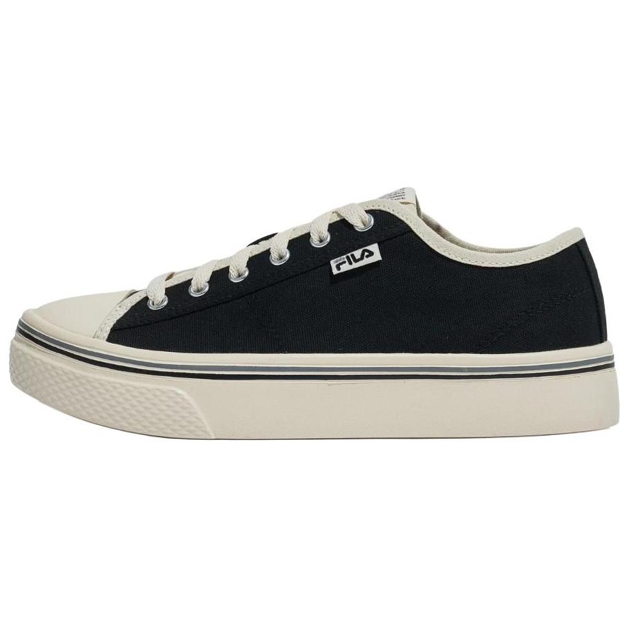 FILA Scanline Comfortable Abrasion Resistant Low top Skateboard Shoes Unisex Black 1XM02352H001 42