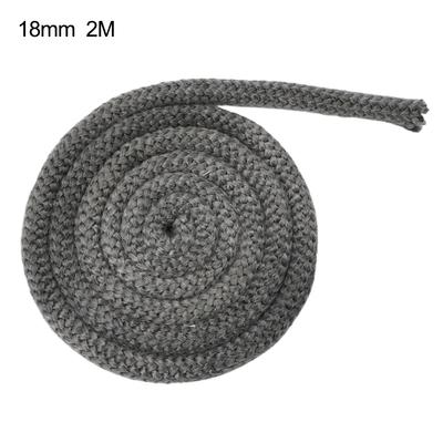 Fiberglass Rope Seal for Wood Stove Doors 1820mm Length for Reliable Sealing of Pellet Stoves Boilers and Fireplace Doors